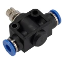 RS PRO Meter Out Control Speed Controller Push-In 6 mm Tube Ports 0-9.9 kgf/cm² 0°C to +60°C 144-2662