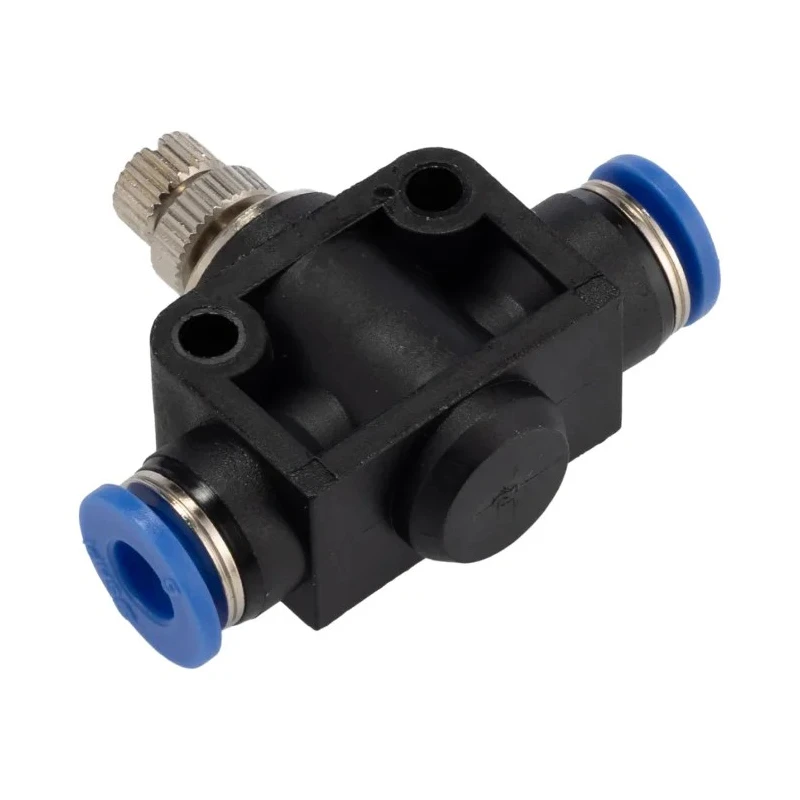 RS PRO Meter Out Control Speed Controller Push-In 6 mm Tube Ports 0-9.9 kgf/cm² 0°C to +60°C 144-2662