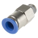 RS PRO Pneumatic Non Return Valve Threaded Inlet Male R 990 kPa Maximum Pressure 0 to 60°C Operating Temperature 144-2696