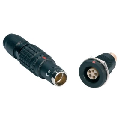 LEMO Circular Connector, 10 Contacts, Cable Mount, Socket Female, IP66 IP68 Protection Brass Housing PHG.2T.310.CLLC85Z
