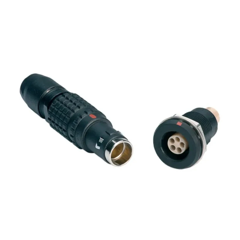 LEMO Circular Connector, 10 Contacts, Cable Mount, Socket Female, IP66 IP68 Protection Brass Housing PHG.2T.310.CLLC85Z