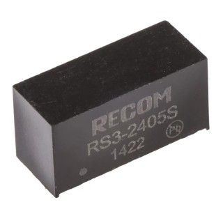 Recom DC/DC Converter 5V Output, 18V-36V Input, 3W Through Hole SIP Package RS3-2405S