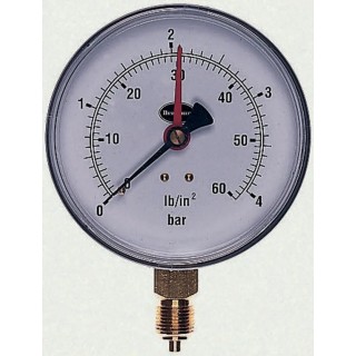 Brannan 100 mm G 3/8 Type G Pressure Gauge 2.5 bar 34/652/0