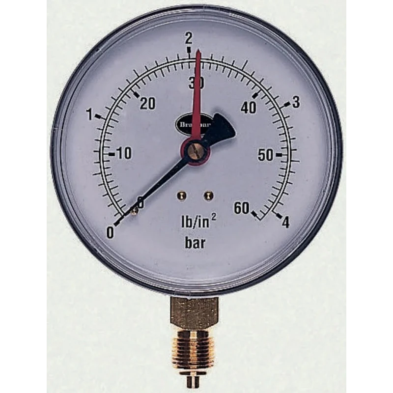 Brannan 100 mm G 3/8 Type G Pressure Gauge 2.5 bar 34/652/0