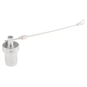 LEMO 1T Male Cable Seal IP68 Rated, Brass Material, Chrome Finish, Panel Mount Fitting IP68