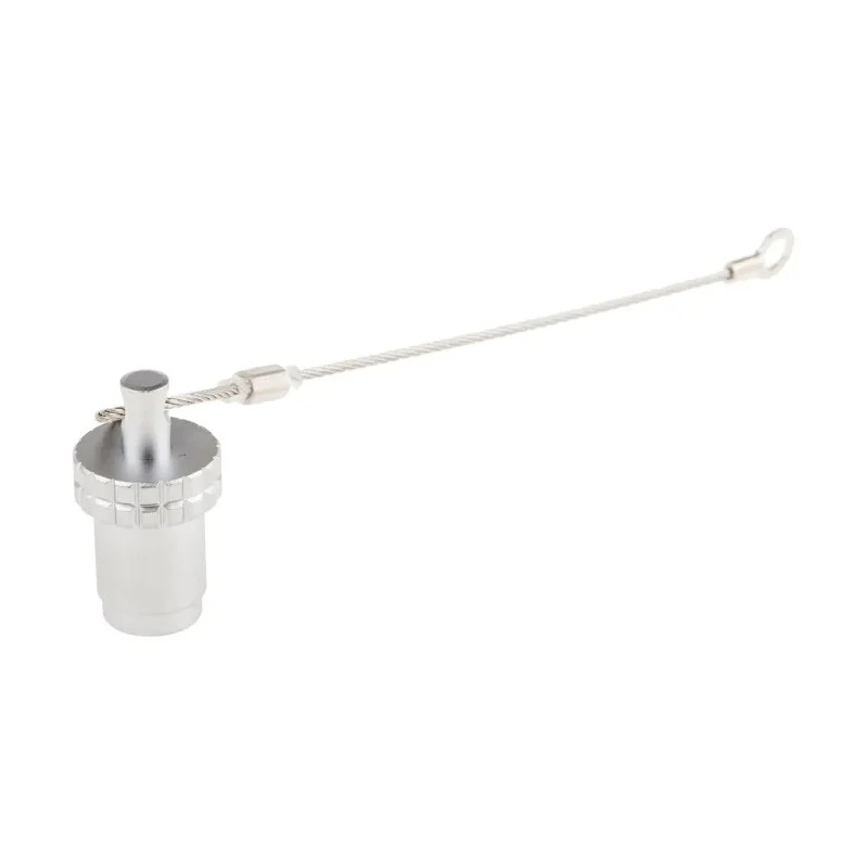 LEMO 1T Male Cable Seal IP68 Rated, Brass Material, Chrome Finish, Panel Mount Fitting IP68