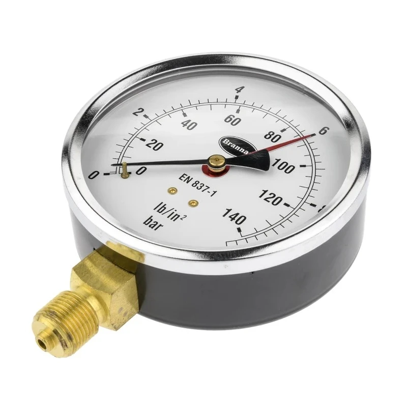 Brannan 100 mm G 3/8 Type G Pressure Gauge 10 bar 34/655/0