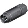 Wieland 5-Pole Male Screw Cable Mini Connector 16A 400V IP66 IP68 IP69 RST16i2 3 Series