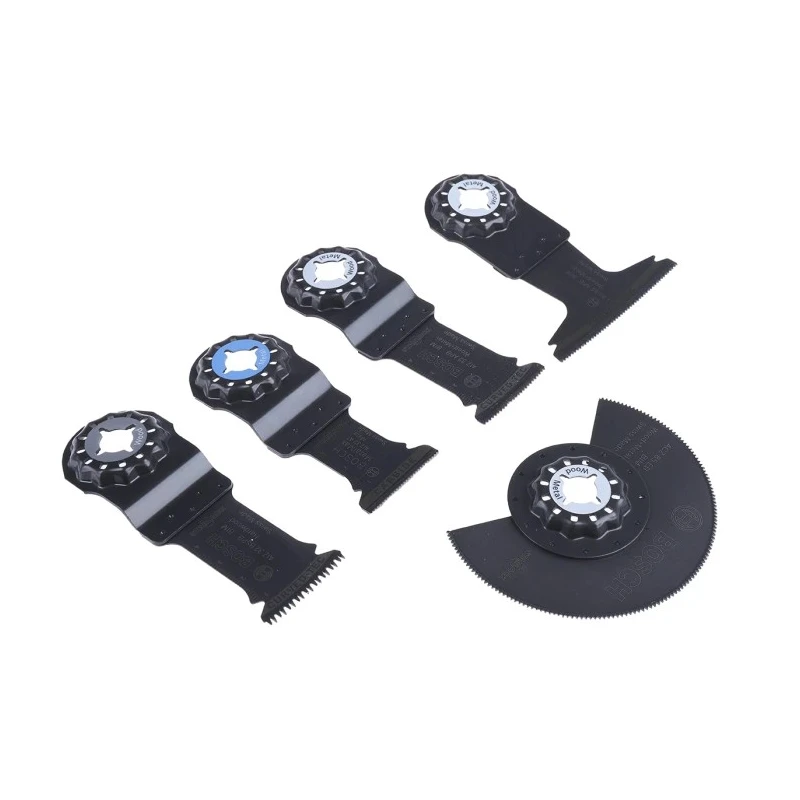 Bosch 5-Piece Saw Blade Set for Use with Oscillating Multi Tool 2608669092
