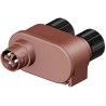Wieland RST MINI Series Screw Distribution Block Male Screw, 3-Pole, 16A, IP66, IP68, IP69 46.030.1250.4