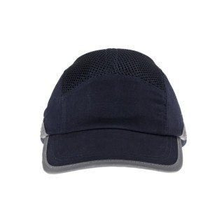 Portwest Navy Long Peak Bump Cap EN 812 Compliant Adjustable Strap 52 to 65 cm 144-3288