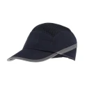 Portwest Navy Long Peak Bump Cap EN 812 Compliant Adjustable Strap 52 to 65 cm 144-3288