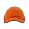 Portwest Orange Long Bump Cap Mesh Protective Headwear Adjustable Strap 52 to 65 cm 144-3289