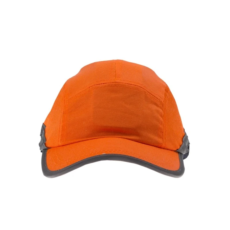 Portwest Orange Long Bump Cap Mesh Protective Headwear Adjustable Strap 52 to 65 cm 144-3289