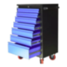 5 Drawer Tool Storage Trolley Mild Steel