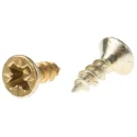 RS PRO Pozidriv Countersunk Steel Wood Screw Passivated Zinc Plated 3.5 mm Thread 12 mm Length 144-3472