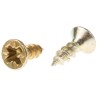 RS PRO Pozidriv Countersunk Steel Wood Screw Passivated Zinc Plated 3.5 mm Thread 12 mm Length 144-3472