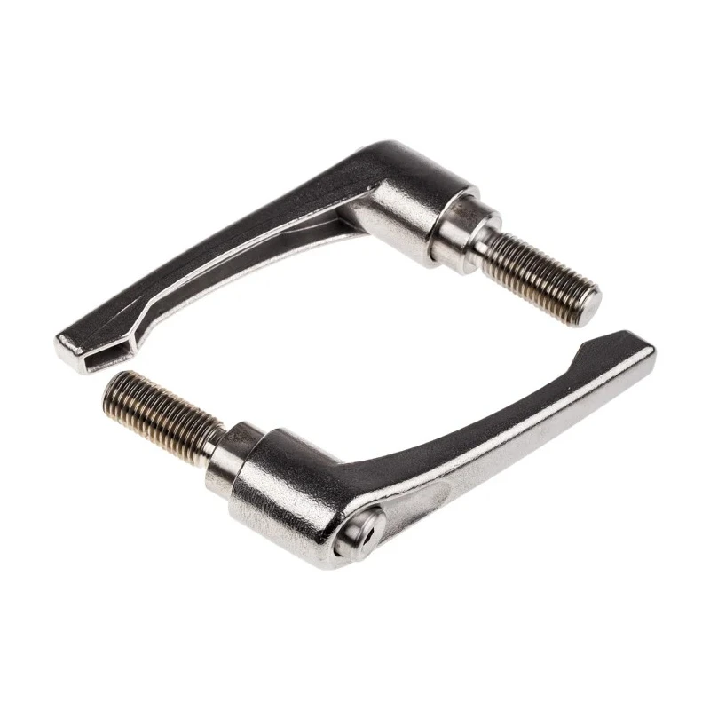 RS PRO Stainless Steel Clamping Lever M16 Thread Size x 40 mm Insert Length with 108 mm Handle Length 144-3603