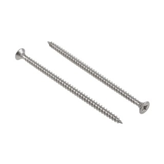 RS PRO Pozidriv Countersunk Stainless Steel Wood Screw 5 mm Thread 100 mm Length 144-3513
