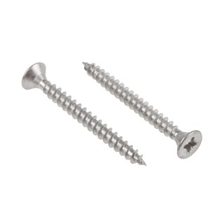 RS PRO Pozidriv Countersunk Stainless Steel Wood Screw, 6 mm Thread 60 mm Length 144-3514