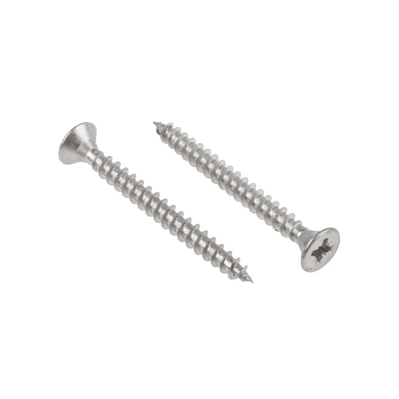 RS PRO Pozidriv Countersunk Stainless Steel Wood Screw, 6 mm Thread 60 mm Length 144-3514