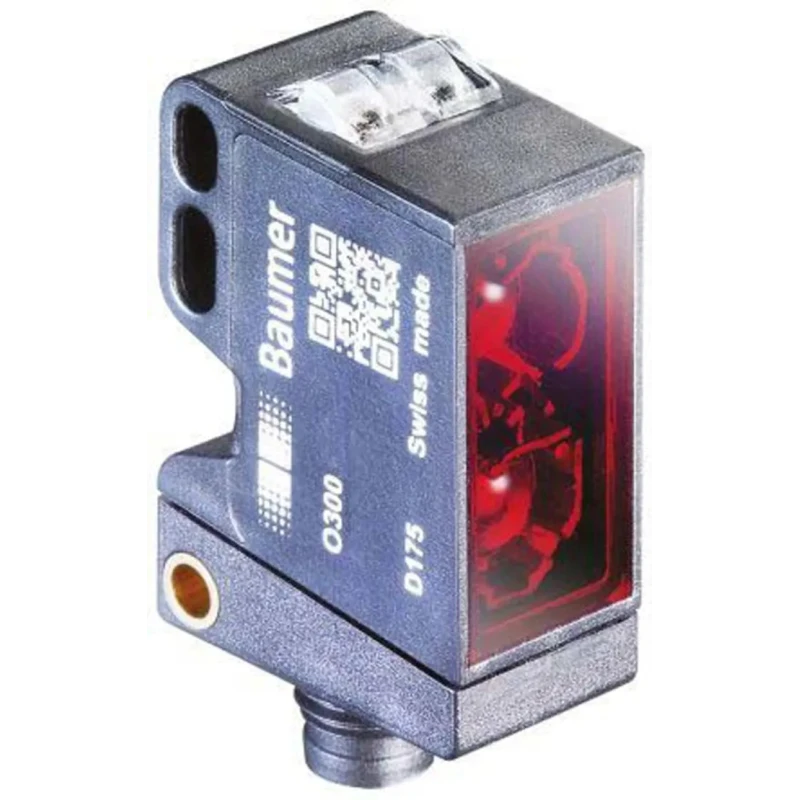 Baumer Retroreflective Photoelectric Sensor Block style Push Pull Output 3.5 m Detection Range IP67 O300.RP.T-GW1J.72N