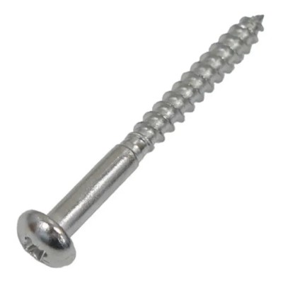 RS PRO Pozidriv Round Stainless Steel Wood Screw Metric Thread 25 mm Length 144-3519
