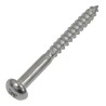 RS PRO Pozidriv Round Stainless Steel Wood Screw Metric Thread 25 mm Length 144-3519