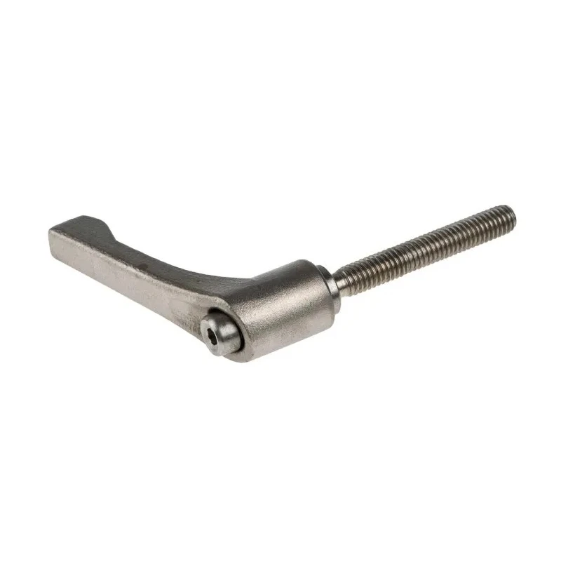 RS PRO Stainless Steel Clamping Lever, M6 x 40 mm, Male Thread, 42 mm Length 144-3606