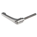 RS PRO Stainless Steel Clamping Lever M8 x 50 mm Thread Length, Handle Length 65 mm 144-3612