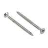RS PRO Pozidriv Countersunk Stainless Steel Wood Screw, 6 mm Thread, 80 mm Length 144-3515