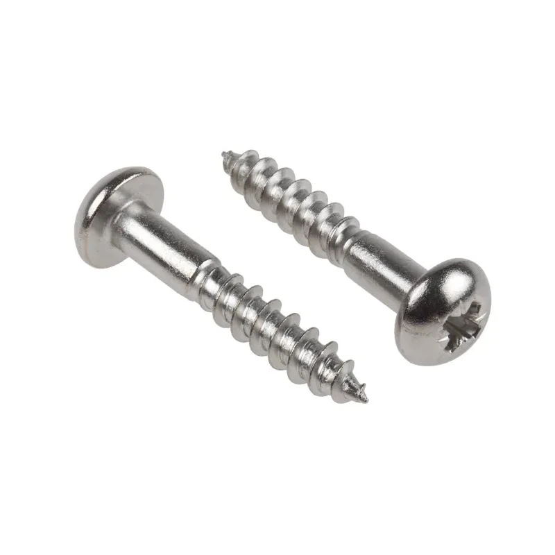 RS PRO Pozidriv Round Head Stainless Steel Wood Screw Metric Thread 30 mm Length 144-3520