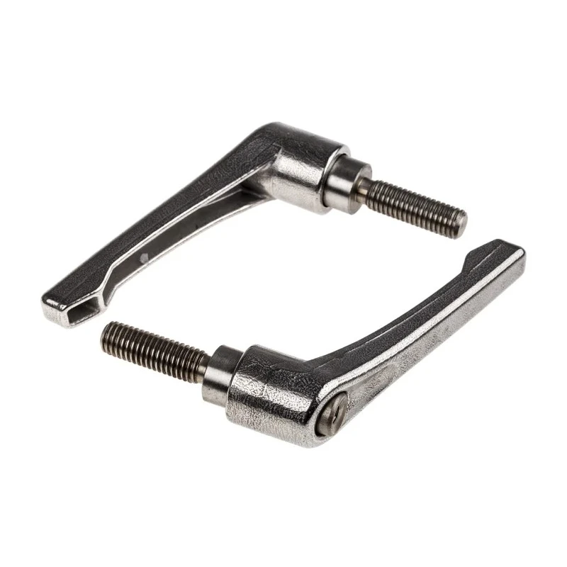 RS PRO Stainless Steel Clamping Lever, Male Thread M10 x 32 mm Thread/Insert Length, 78 mm Length Model 144-3614
