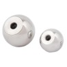 RS PRO Silver Aluminium Ball Clamping Knob M5 Threaded Hole 20 mm Diameter 9 mm Thread Length 144-3655