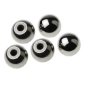 RS PRO Silver Aluminium Ball Clamping Knob, Threaded Hole, 20 mm Diameter, 9 mm Thread Length 144-3656
