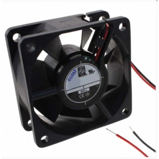 RS PRO Axial Fan, 24V DC, 28 CFM Air Flow, 3.9 W Power, 160 mA Max Current, IP55 Protection, 60 mm x 60 mm x 25 mm 144-4124