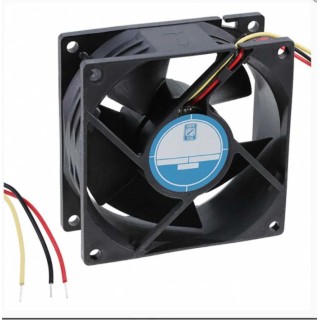 RS PRO Axial Fan, 12V DC, 4.56 W, 230 mA Max, 94.3 m³/h Air Flow, IP55, 80 mm Frame, Ball Bearing IP55