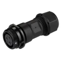 RS PRO Circular Connector, 3 Contacts, Cable Mount, Socket Female, Threaded Mating, IP68, 500V, 10A, Standard Size 144-4152