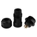 RS PRO Circular Connector, 3 Contacts, Cable Mount, Socket Female, Threaded Mating, IP68, 500V, 10A, Standard Size 144-4152