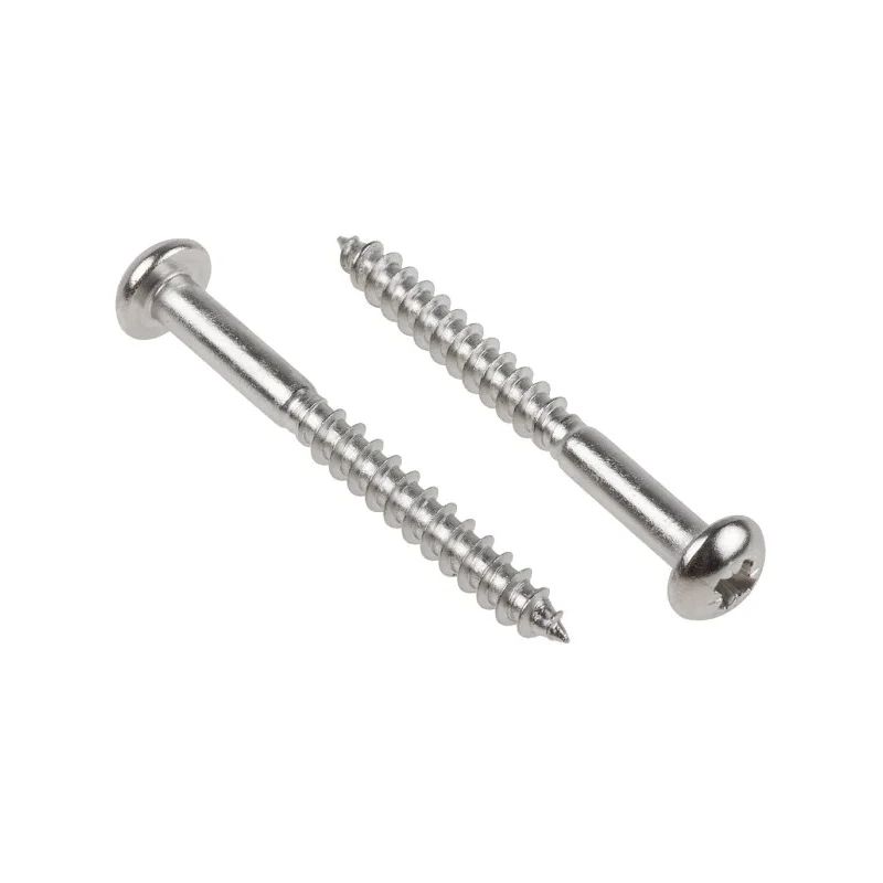 RS PRO Pozidriv Round Stainless Steel Wood Screw Metric Thread 50 mm Length 144-3521