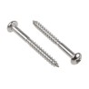 RS PRO Pozidriv Round Stainless Steel Wood Screw Metric Thread 50 mm Length 144-3521