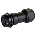 RS PRO Industrial Circular Connector, 7 Contacts, Cable Mount, Socket Female, IP68, Gold Plating, 400V 5A 17 mm 144-4155