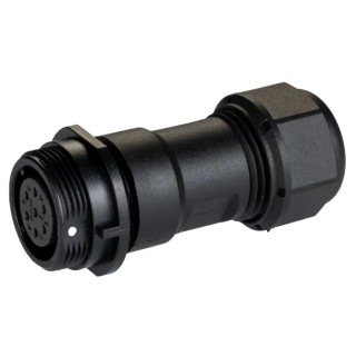RS PRO Industrial Circular Connector, 7 Contacts, Cable Mount, Socket Female, IP68, Gold Plating, 400V 5A 17 mm 144-4155