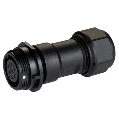 RS PRO Industrial Circular Connector, 7 Contacts, Cable Mount, Socket Female, IP68, Gold Plating, 400V 5A 17 mm 144-4155