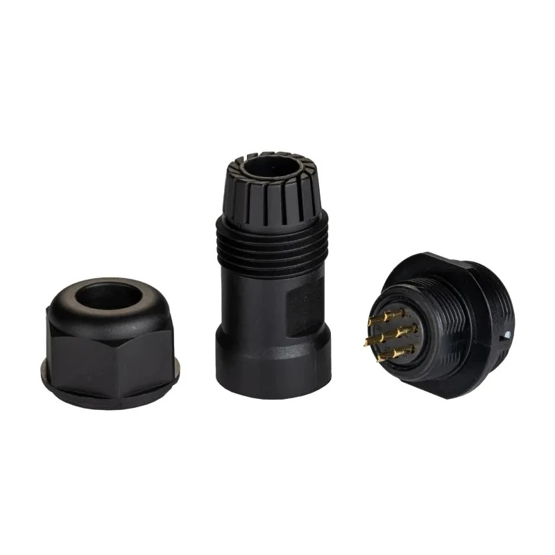 RS PRO Industrial Circular Connector, 7 Contacts, Cable Mount, Socket Female, IP68, Gold Plating, 400V 5A 17 mm 144-4155