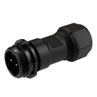 RS PRO Circular Connector, 2 Contacts, Cable Mount, Standard Size, Socket Male, IP68, Threaded Coupling 144-4158