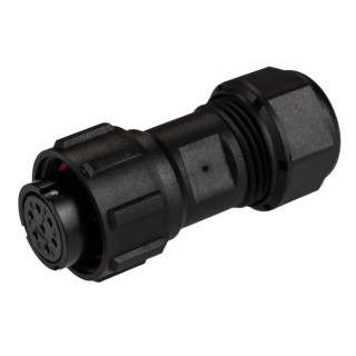 RS PRO Circular Connector 7 Contacts Cable Standard Plug Female IP68 400V 5A 144-4183