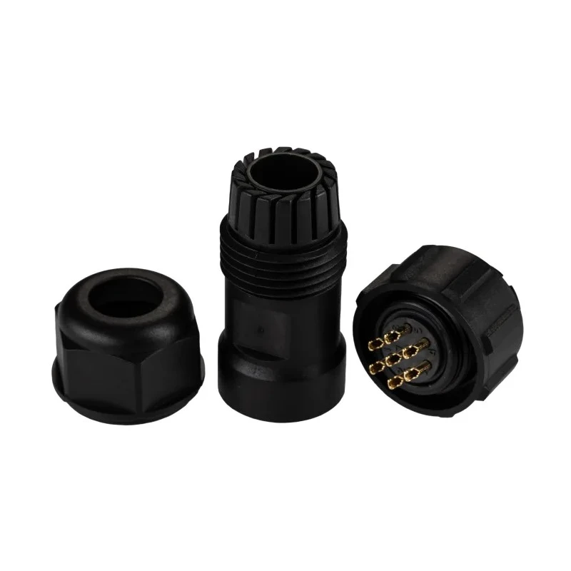 RS PRO Circular Connector 7 Contacts Cable Standard Plug Female IP68 400V 5A 144-4183