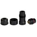 RS PRO Circular Connector, 3 Contacts, Cable Mount, Plug, Female, IP68, 500V, 10A, Threaded, Polyamide 66 & 144-4180