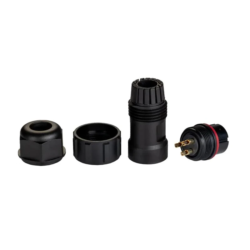 RS PRO Circular Connector, 3 Contacts, Cable Mount, Plug, Female, IP68, 500V, 10A, Threaded, Polyamide 66 & 144-4180